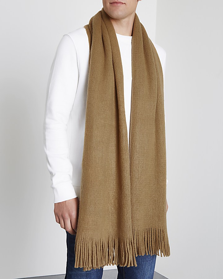 Camel blanket scarf