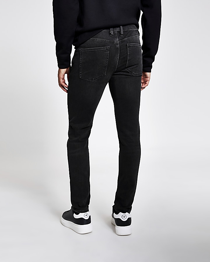Black faded Dylan slim fit jeans