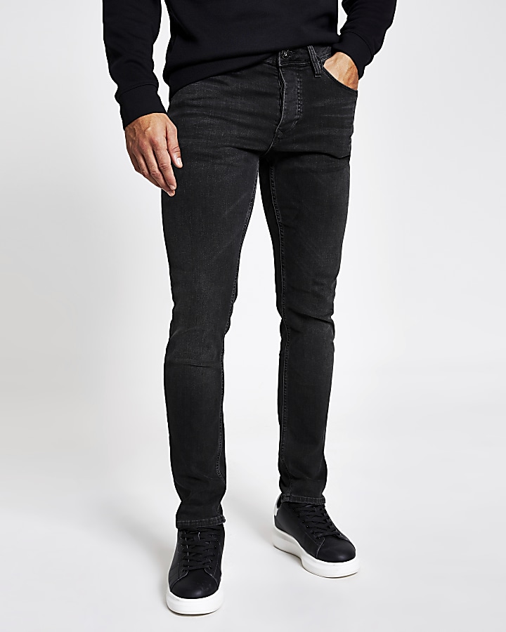 Black faded Dylan slim fit jeans