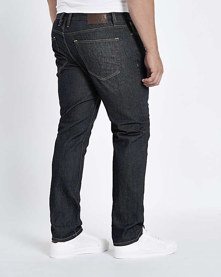 Big and Tall dark blue Dylan slim fit jeans