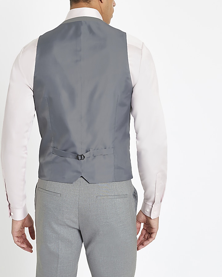 Grey smart waistcoat