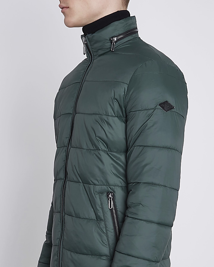 Only & Sons green padded jacket