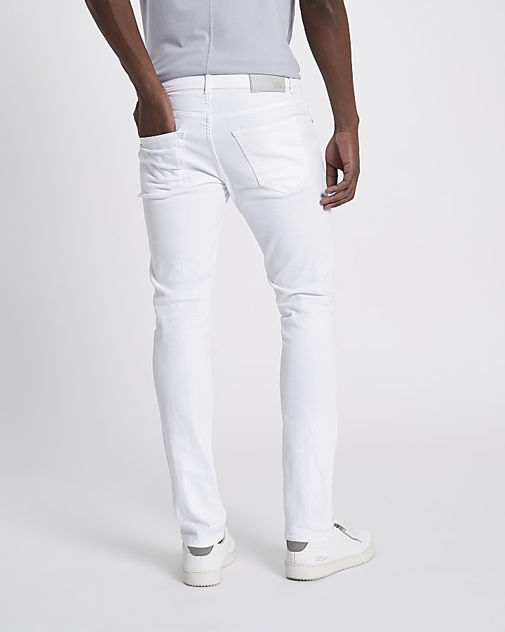 White Eddy skinny fit jeans