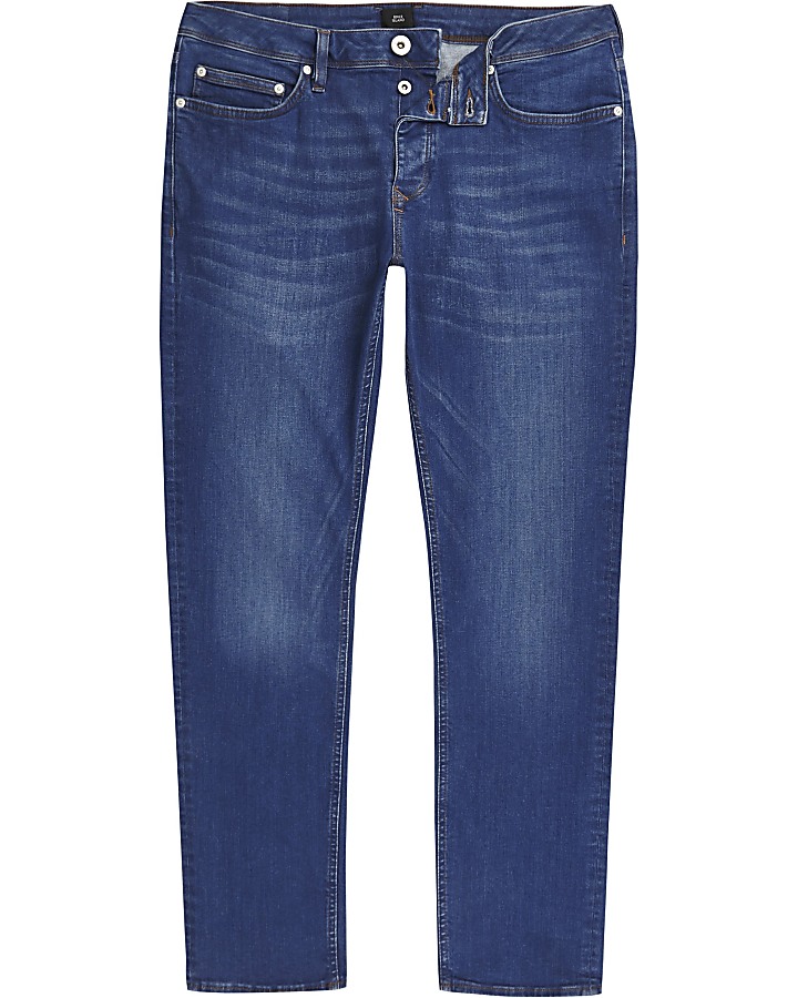 Big and Tall blue Seth slim fit jeans