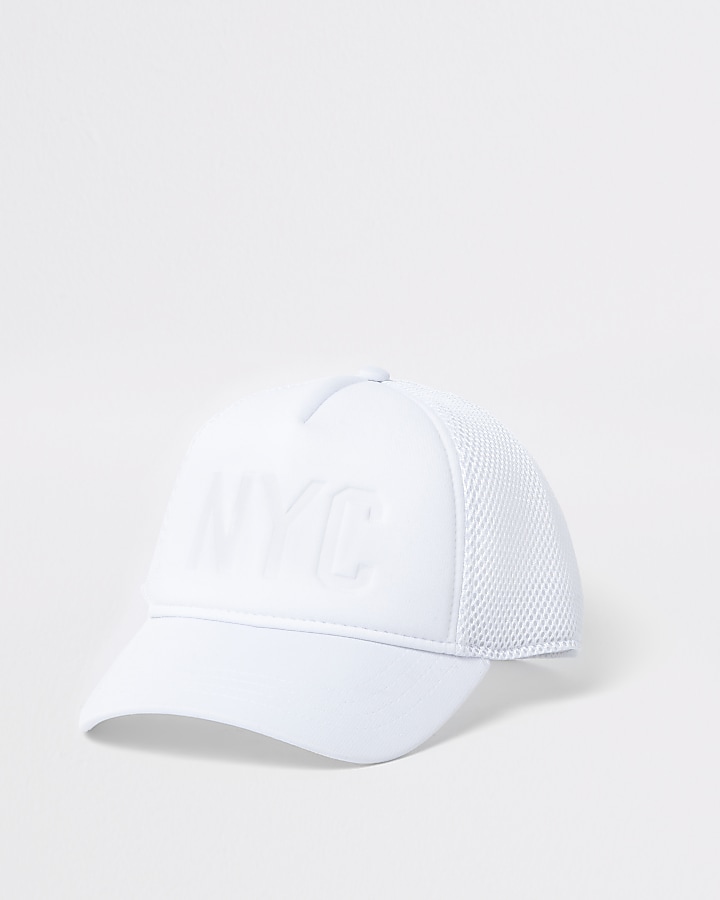White 'NYC' baseball cap