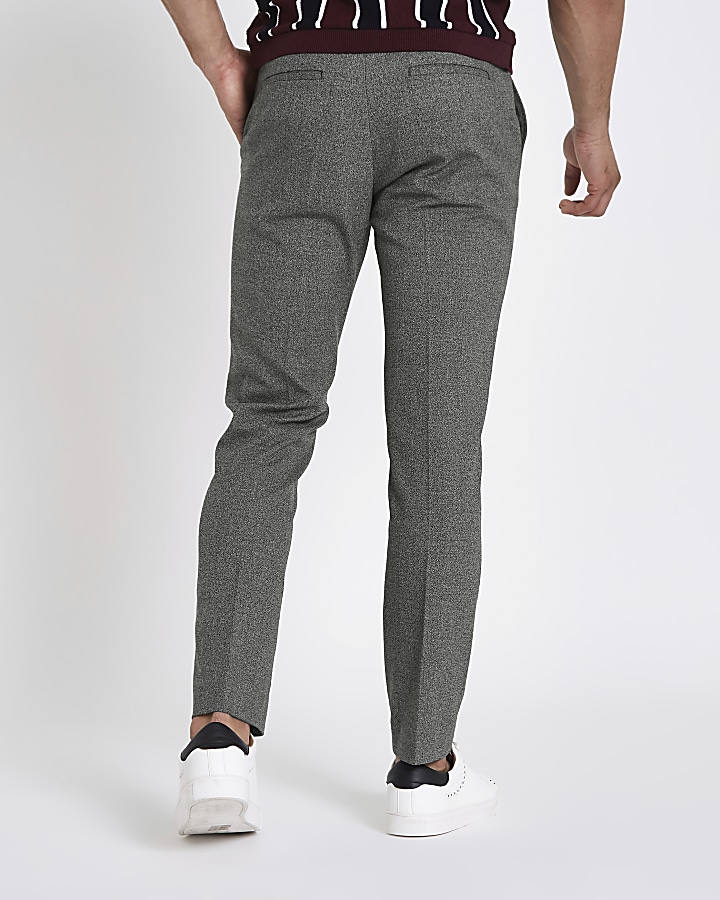 Grey skinny smart trousers