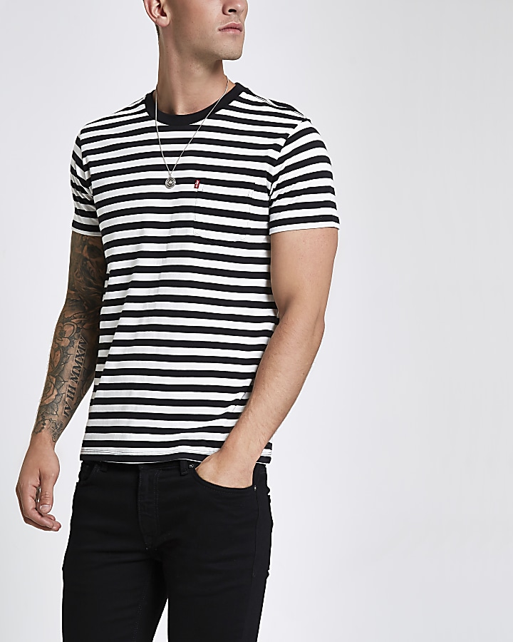 Levi’s black stripe pocket T-shirt