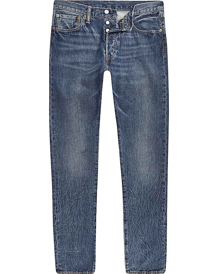 Levi’s blue 501 skinny jeans