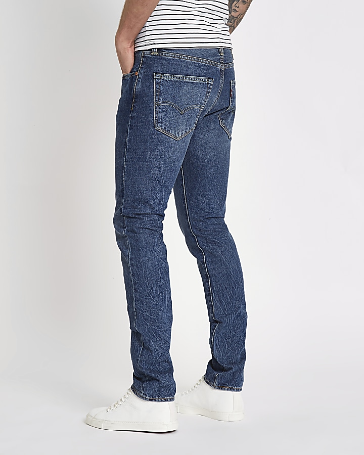 Levi’s blue 501 skinny jeans