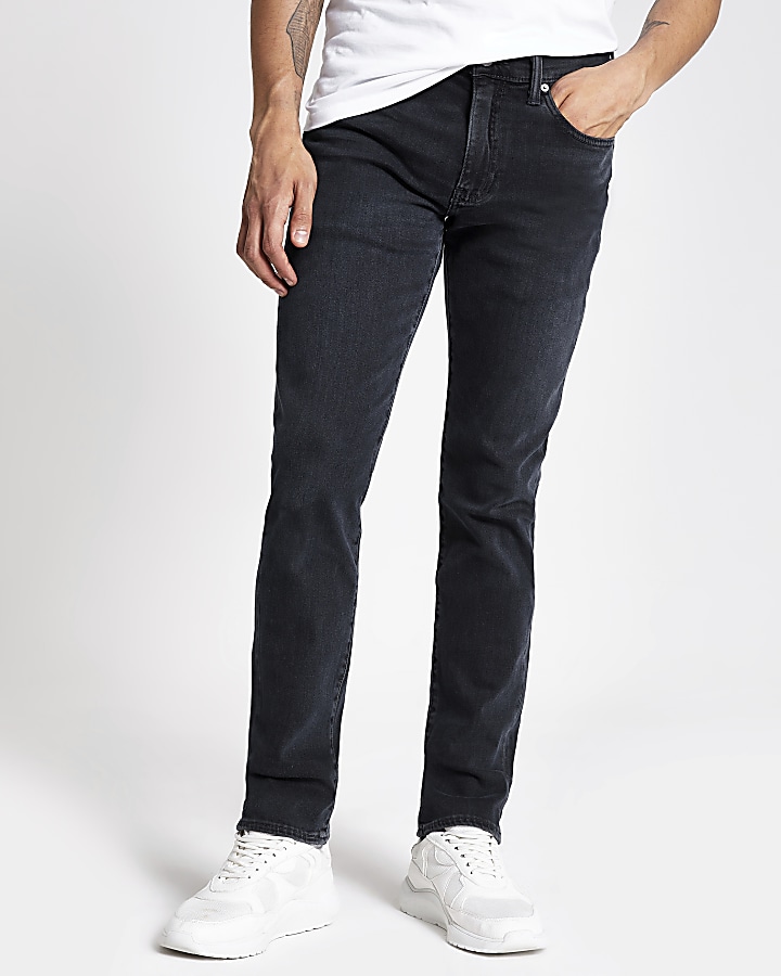 Levi's washed black 511 slim fit jeans