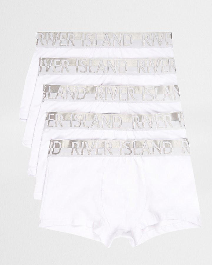 White and silver RI hipster 5 pack