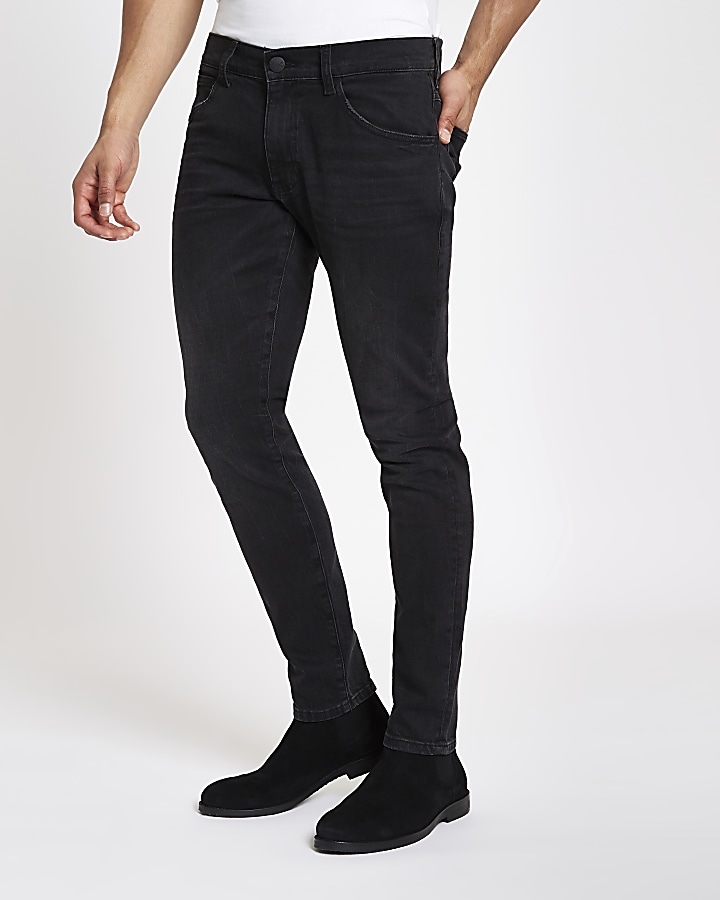 Wrangler black Bryson skinny jeans