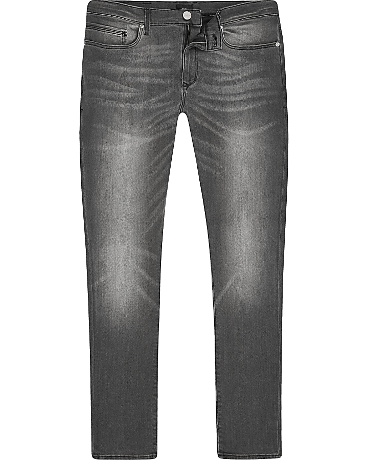 Grey Danny super skinny stretch jeans