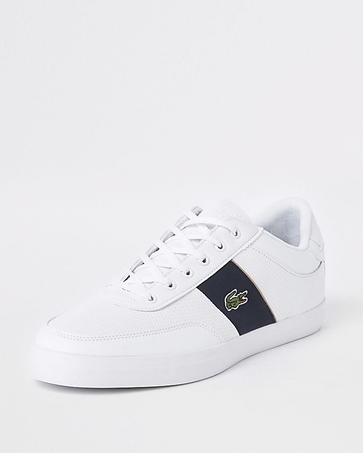 Lacoste white leather Courtmaster trainers