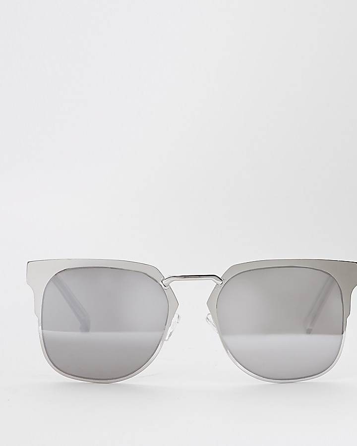 Silver retro style sunglasses
