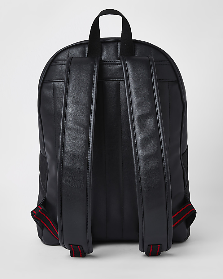 Black RI monogram backpack