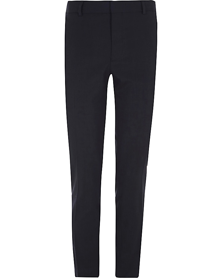 Big and Tall navy smart trousers