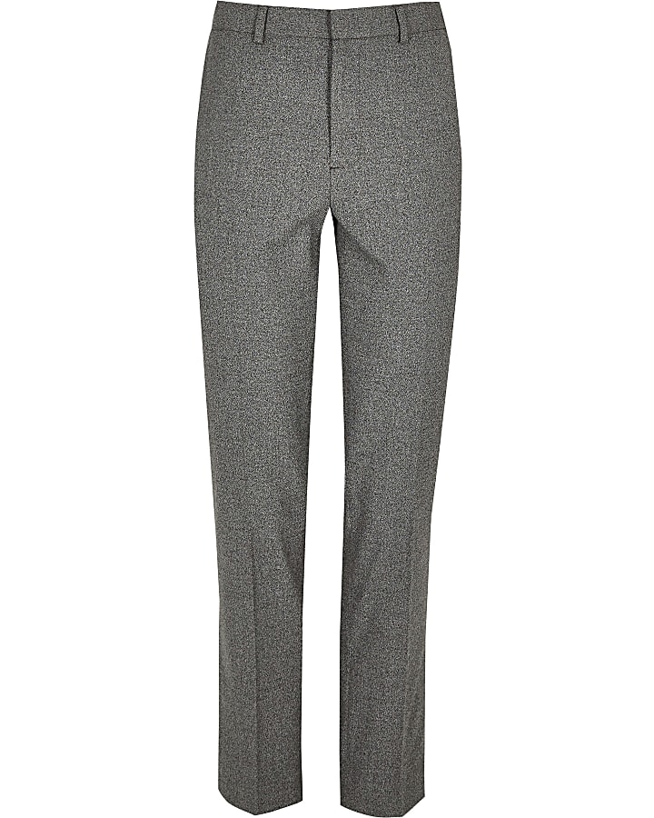 Big and Tall grey smart trousers