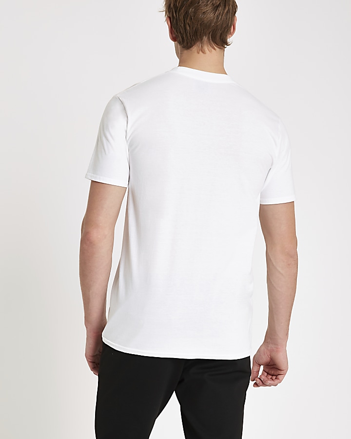 White gold foil ‘Carpe diem’ T-shirt