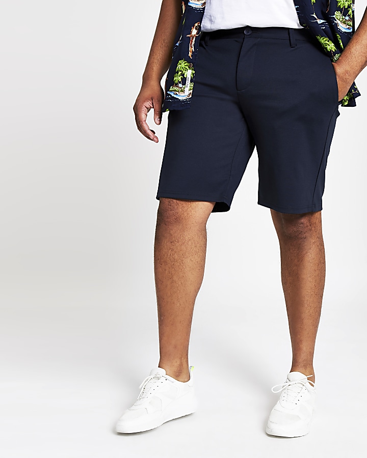 Only & Sons Big and Tall navy shorts