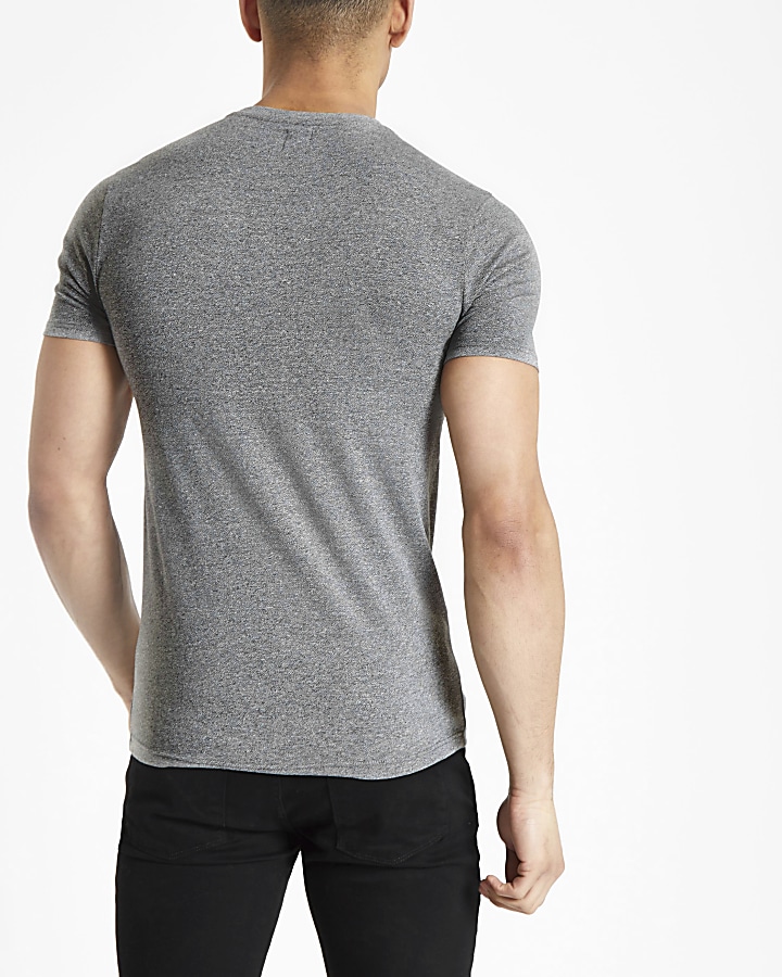 Grey Maison Riviera muscle fit T-shirt