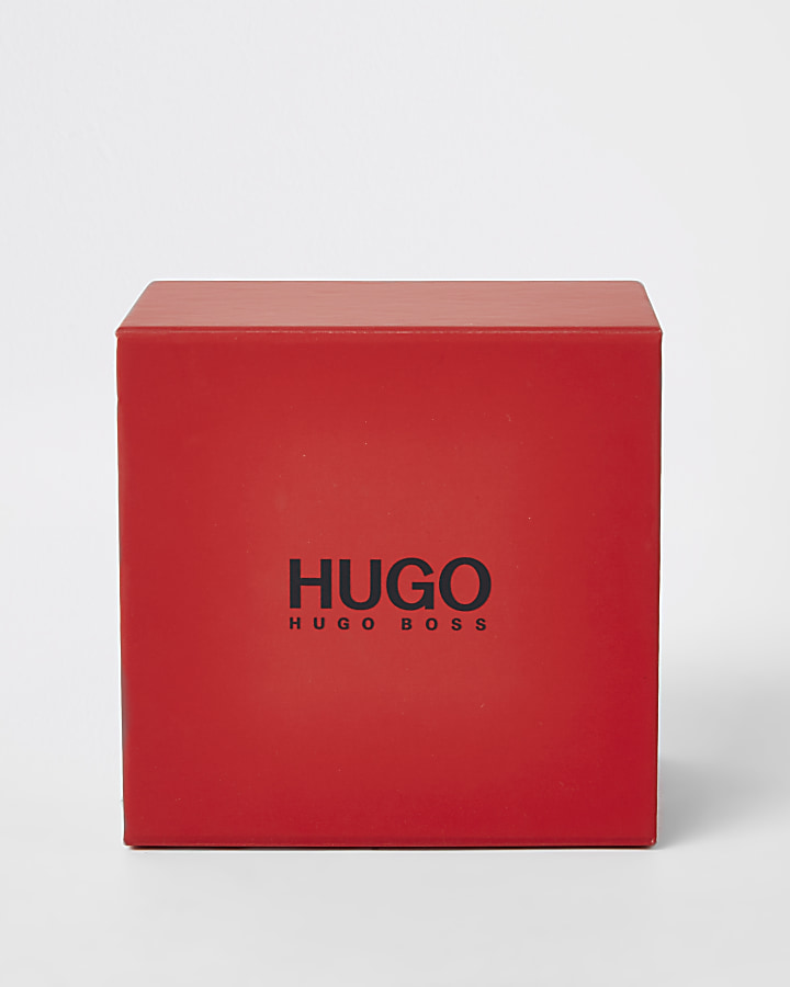 Hugo Create grey stainless steel watch