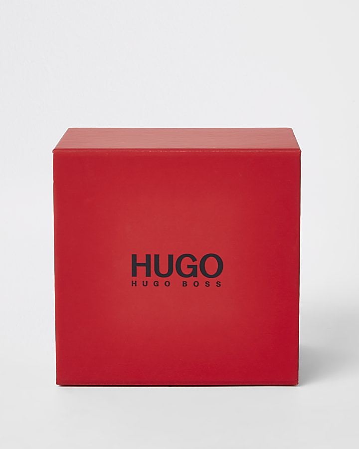 Hugo Focus black stainless steel watch