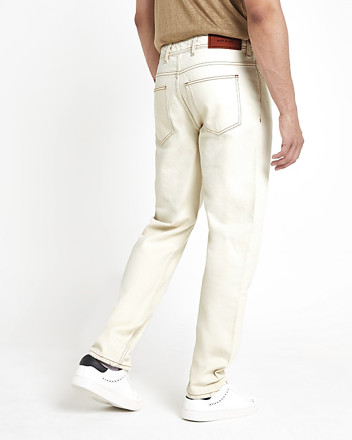 Ecru Ronnie relaxed straight jeans