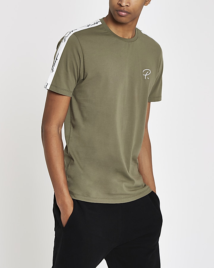 Khaki ‘Prolific’ short sleeve T-shirt