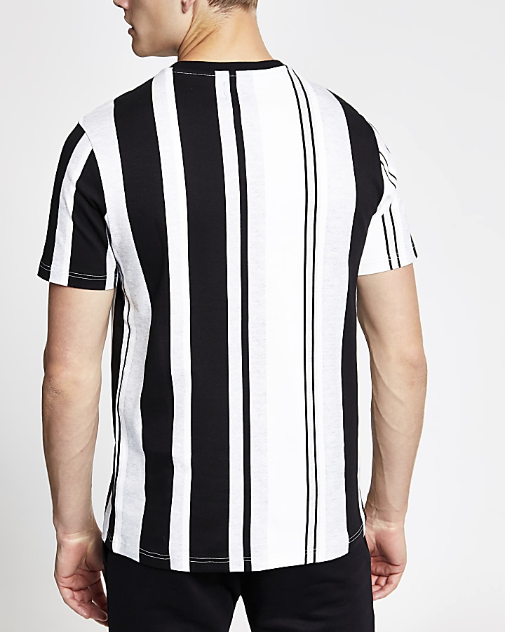 Prolific black stripe slim fit T-shirt