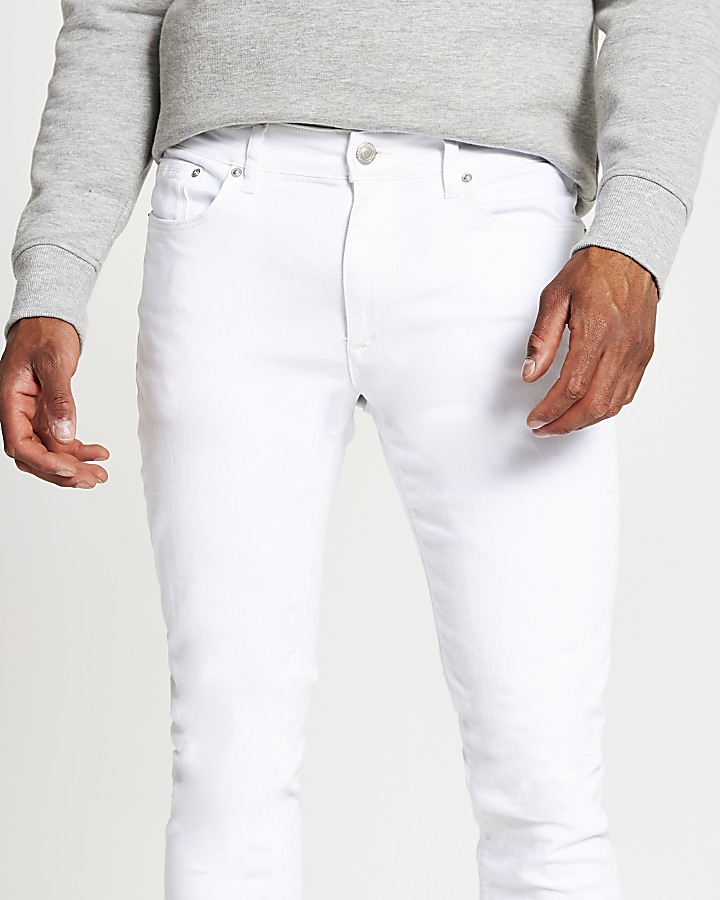 White Sid skinny jeans