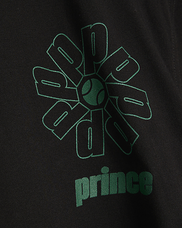 Black regular fit Prince graphic t-shirt