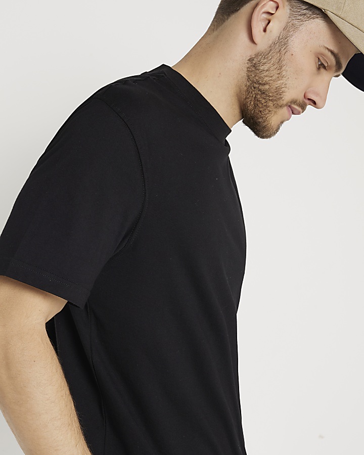 3PK black regular fit t-shirt
