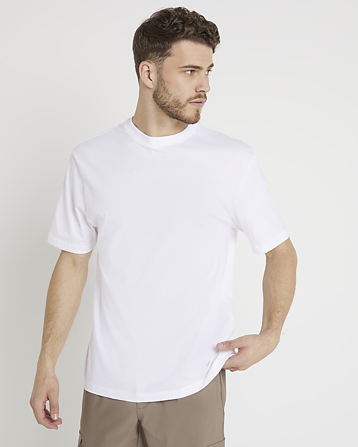 3PK white regular fit t-shirt