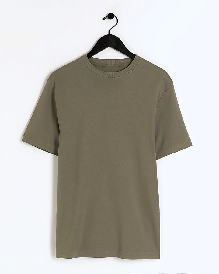Green slim fit RI studio t-shirt