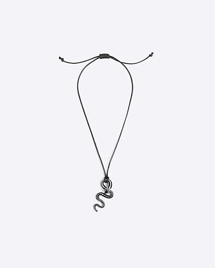 Black on sale snake necklace