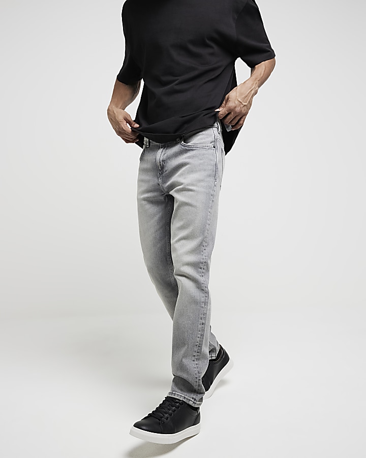 9641 Grey Slim Fit Jeans