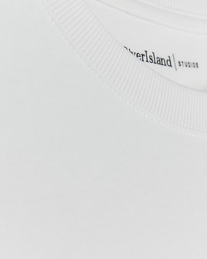 White RI Studio Slim Fit T-shirt