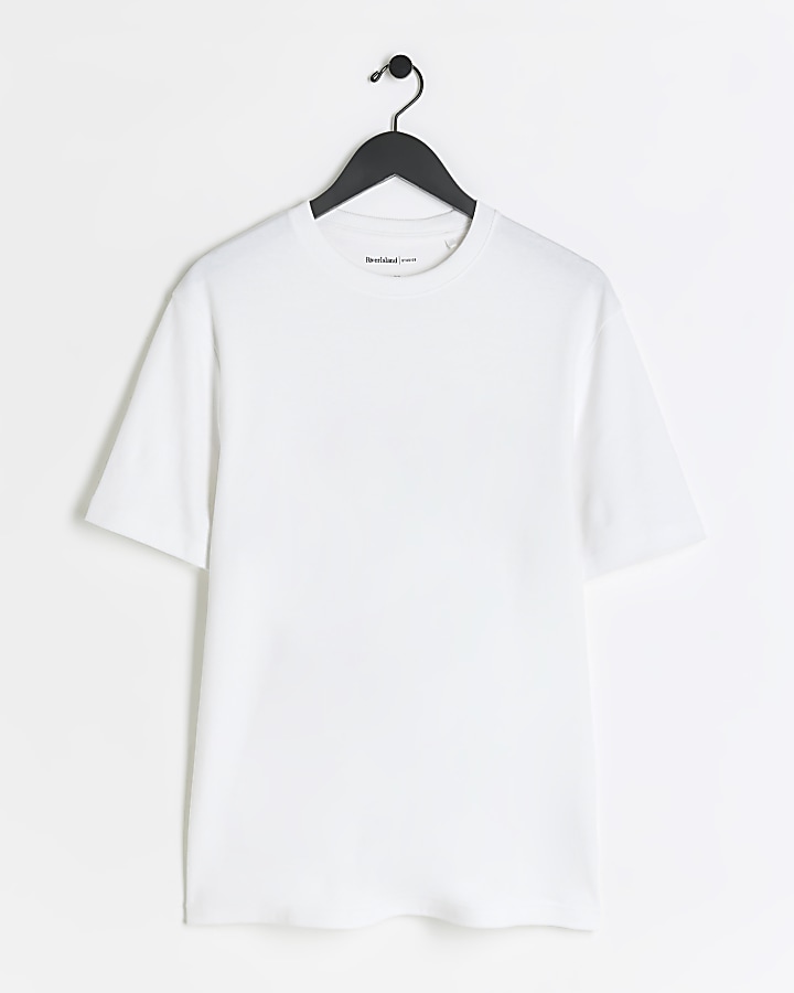 White RI Studio Slim Fit T-shirt
