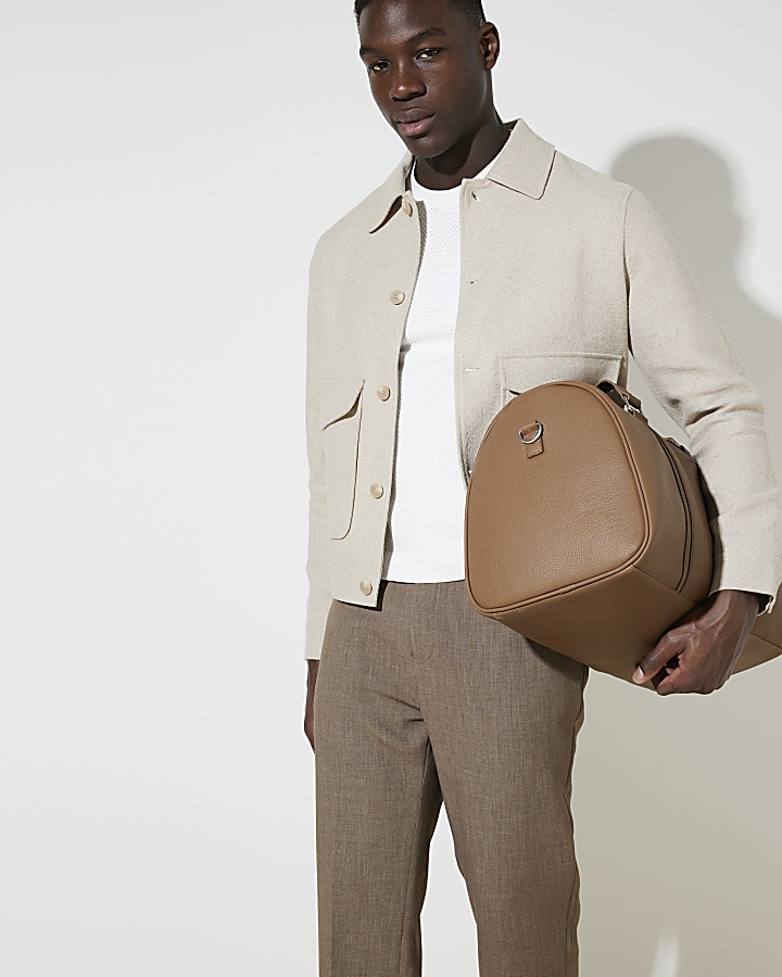 Brown smart holdall