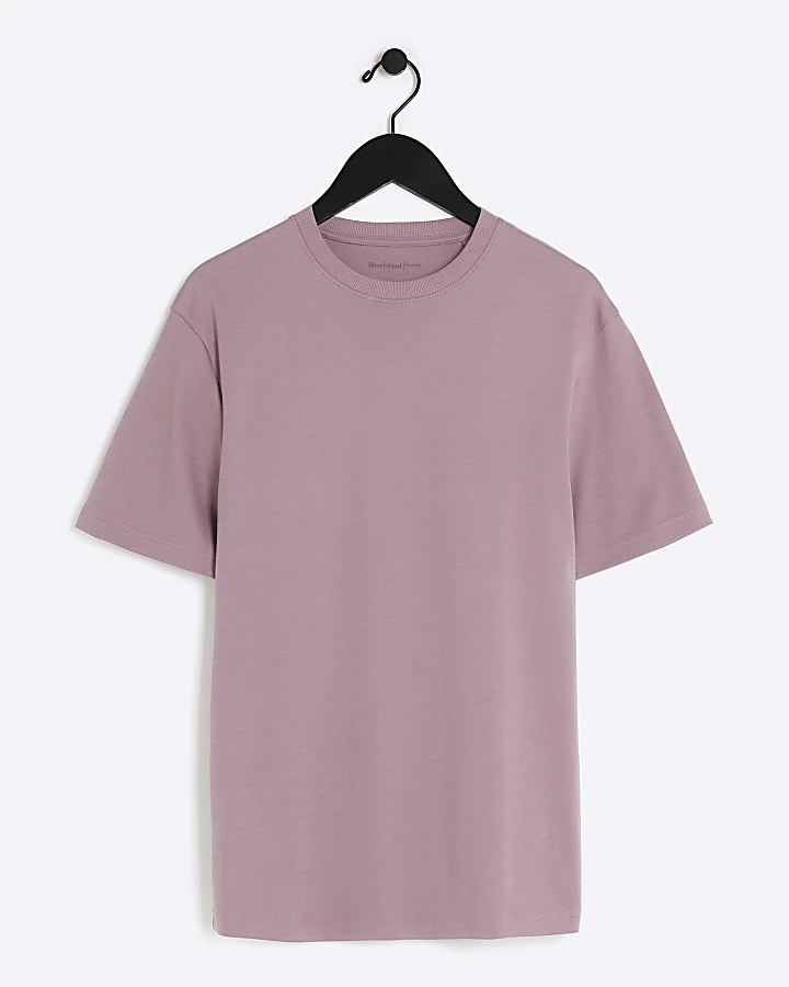 Pink RI Studio slim fit t-shirt