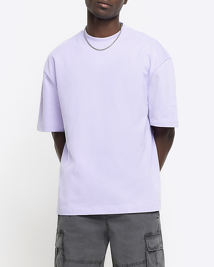 Purple RI studio oversized fit t-shirt
