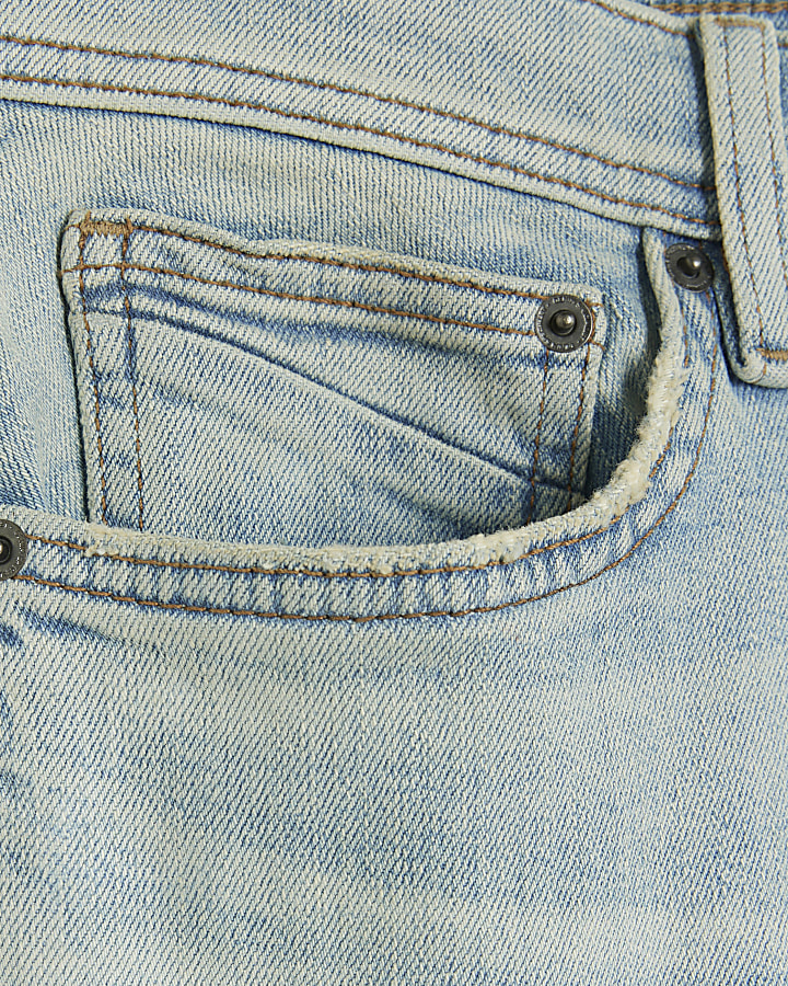 Light blue slim fit jeans | River Island