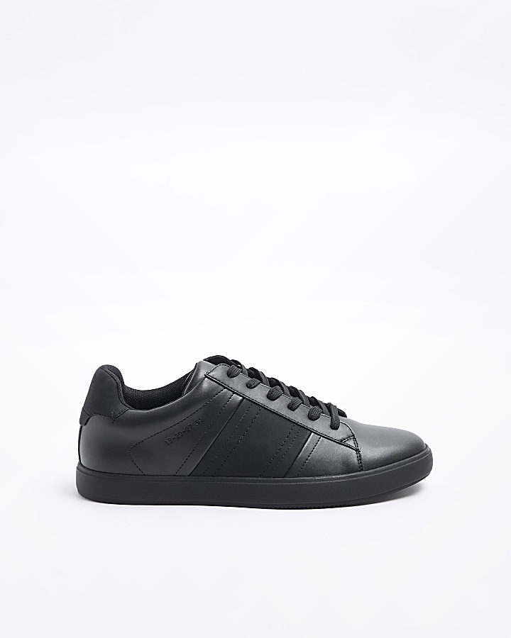 Black Varsity Trainers | River Island