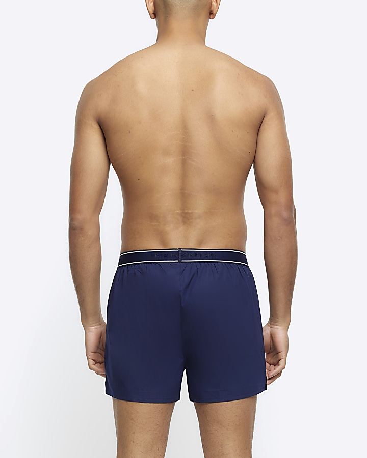 3PK blue boxer shorts