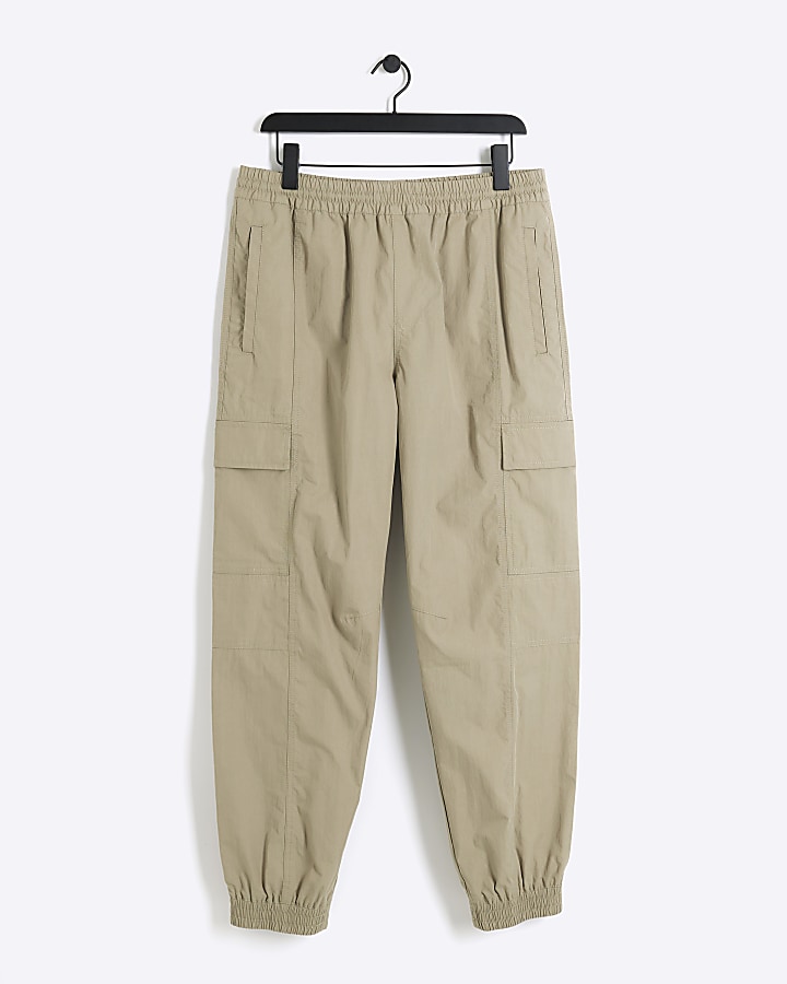 Green  regular fit cargo trousers