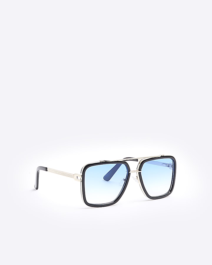 Blue brow bar navigator sunglasses