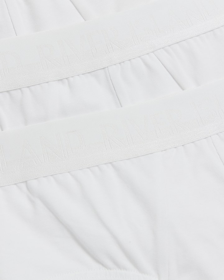 4PK white cotton stretch briefs
