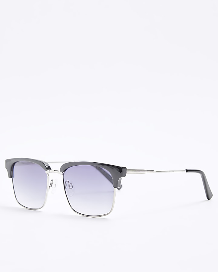 Black Tinted Lenses Square Sunglasses