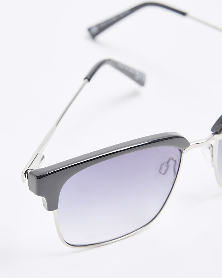 Black Tinted Lenses Square Sunglasses